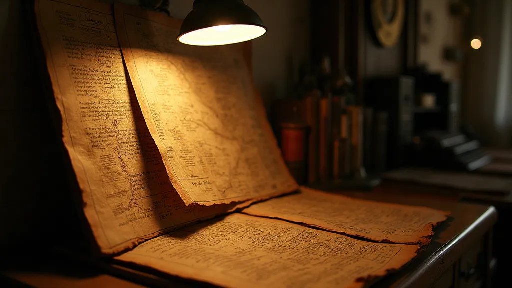 Vintage maps displayed in an antique shop