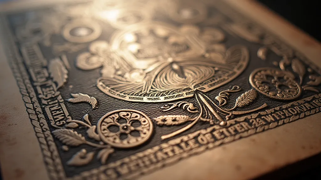 Detail of a copperplate engraving